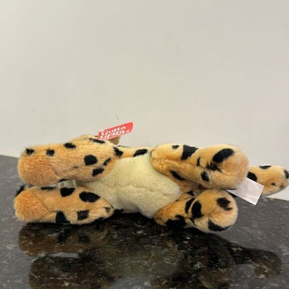 Gund Telus Leopard Cat  Plush and Beans 10” withTags - Picture 6 of 9